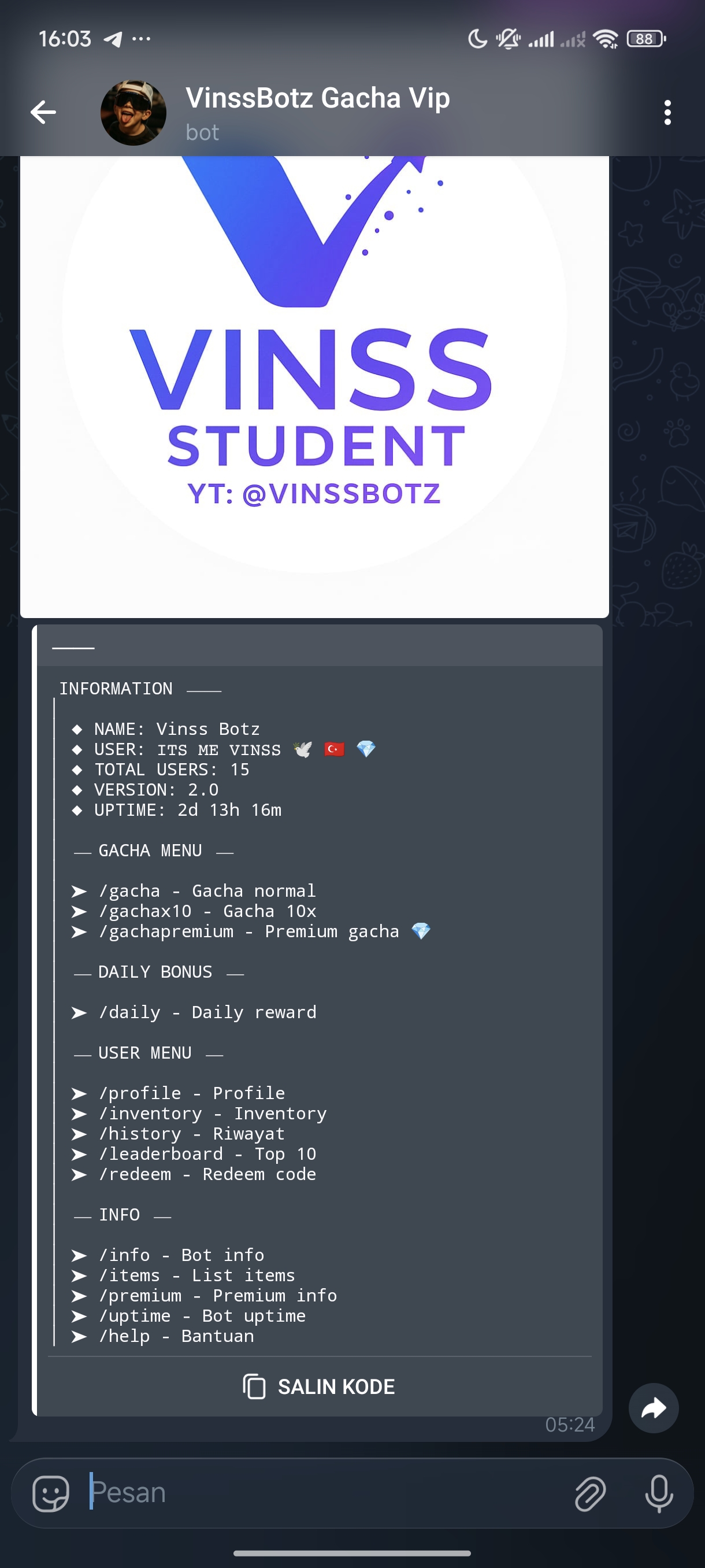 Sc Bot Telegram Gacha
